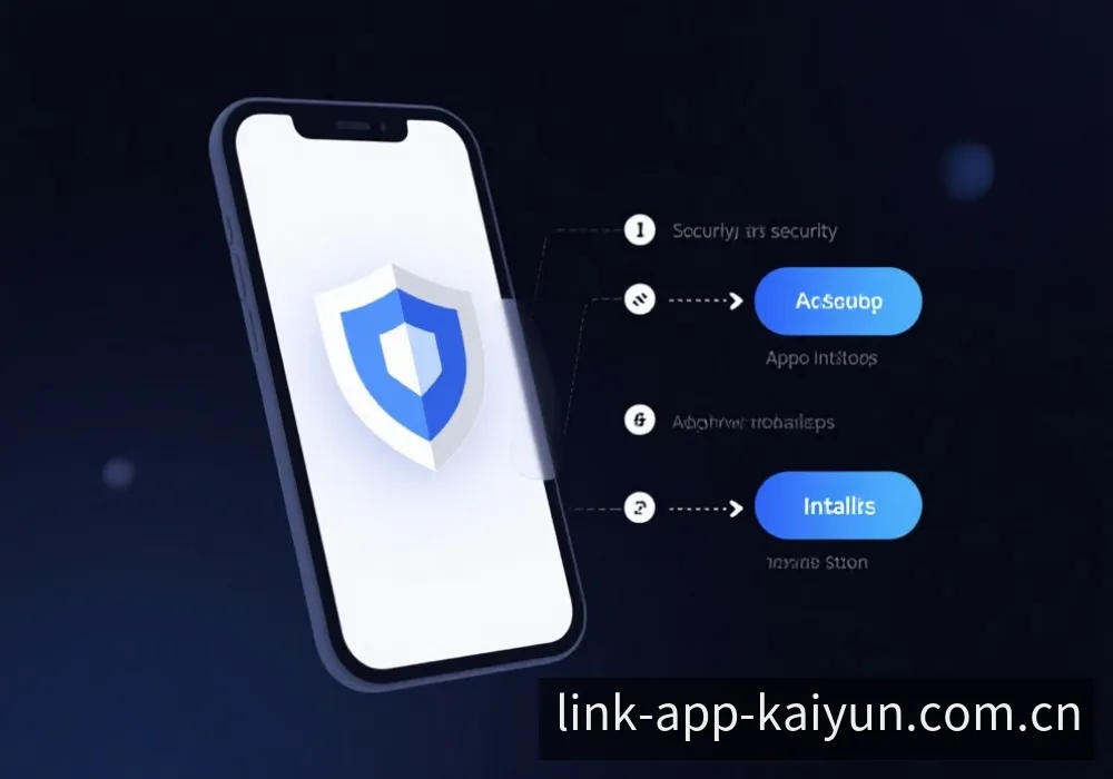 开云体育App安装与安全提示界面示意